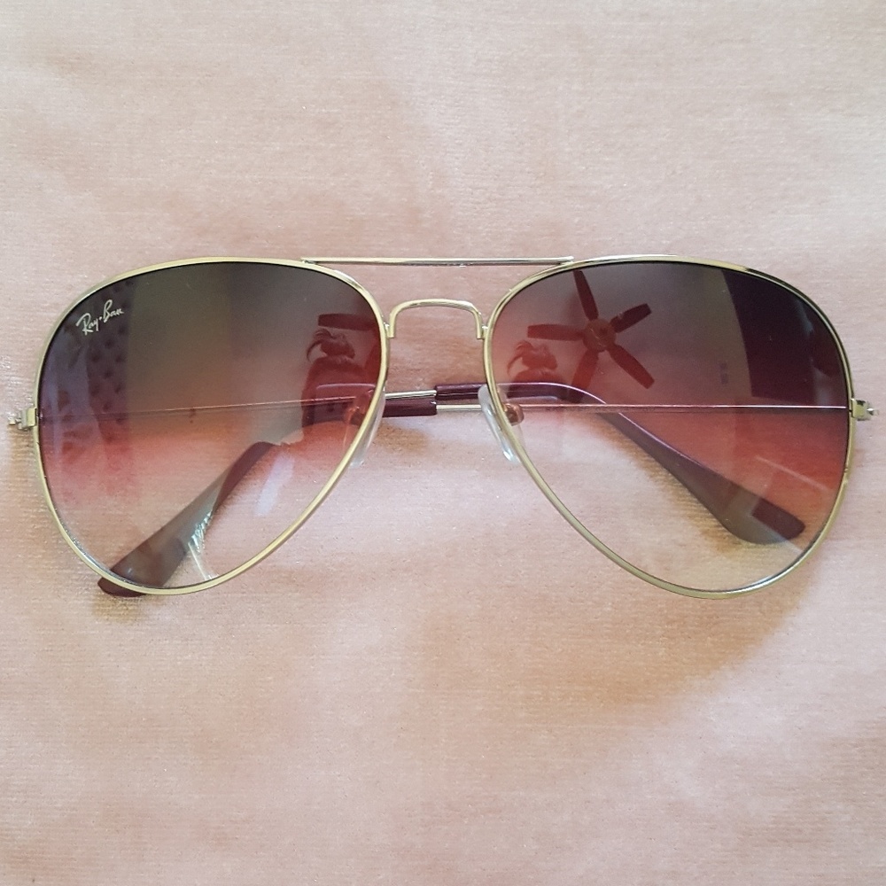 Ray Ban Pink Ombre Aviators